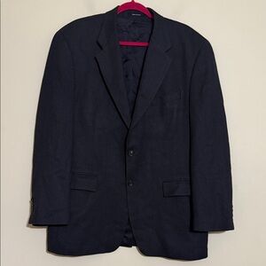 Vintage Ralf Lauren x Charps Men's Black gray Blazer pure wool casual office Y2K